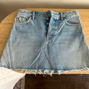 GRLFRIEND Jean Skirt